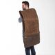 Personalized Waxed Khaki Garment Bag Image 2 of 3